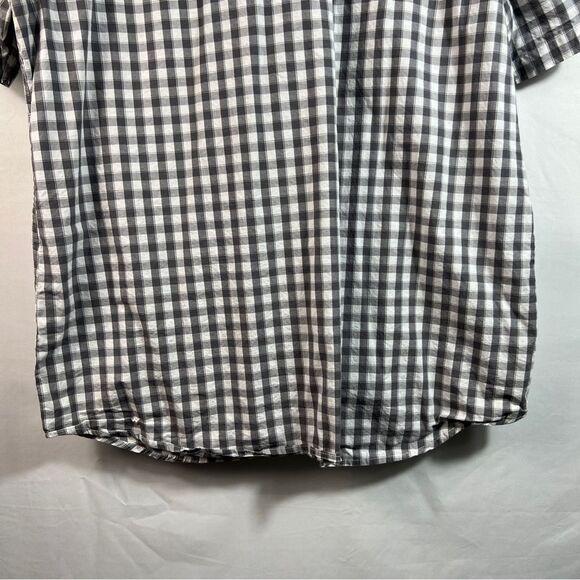 Marc Ecko Cut & Sew Mens Short Sleeve Plaid Button Up Shirt 0629 - Picture 10 of 12